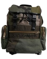 Dolce & Gabbana - Patchwork Buckle-Fastening Backpack - Lyst
