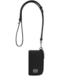 Dolce & Gabbana - Logo-Plaque Leather Cardholder - Lyst