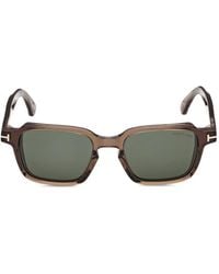 Tom Ford - T-Logo Square-Frame Sunglasses - Lyst