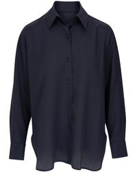 Nili Lotan - Gaia Long-Sleeve Silk Shirt - Lyst