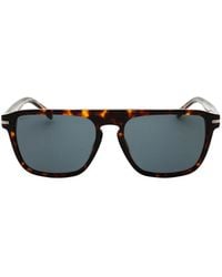BOSS - Tortoiseshell-Effect Rectangle-Frame Sunglasses - Lyst