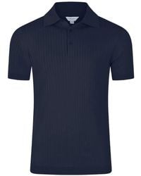 Malo - Polo En Maille À Design Côtelé - Lyst