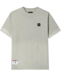 Izzue - Spade-Print Logo-Patch T-Shirt - Lyst