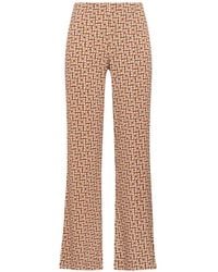 Maliparmi - Flared Print Trousers - Lyst