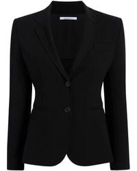 Another Tomorrow - Doppio Cropped Blazer - Lyst