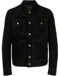 Tom Ford - Four-Pocket Suede Western Jacket - Lyst