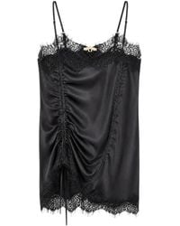 Gold Hawk - Lace-Trim Ruched Camisole Top - Lyst