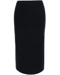 Max Mara - Jupe Mi-Longue À Design Côtelé - Lyst