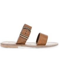 K. Jacques - Buckle-Fastening Leather Sandals - Lyst