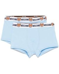 Moschino - Teddy Logo Print Boxers Set (Pack Of Two) - Lyst