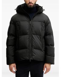 BOSS - Gefütterte Jacke mit Reißverschluss - Lyst