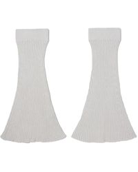 Our Legacy - Ribbed-Knit Cotton Gaiters - Lyst