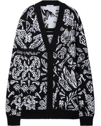 Off-White c/o Virgil Abloh - Tattoo All Over Cardigan - Lyst