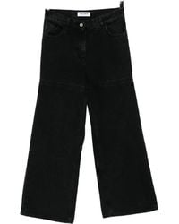 The Attico - Washed Denim Cut-Out Jeans - Lyst