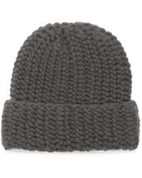 Liska - Arala Chunky-Knit Cashmere Beanie Hat - Lyst