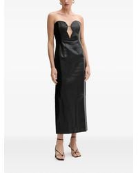 Bardot - Cut-Out Strapless Midi Dress - Lyst