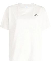 Adererror - Logo-Embroidered Short-Sleeve T-Shirt - Lyst