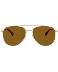 COACH - Pilot-Frame Sunglasses - Lyst