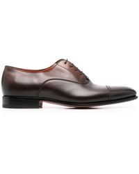 Santoni - Gradient-effect Leather Oxford Shoes - Lyst