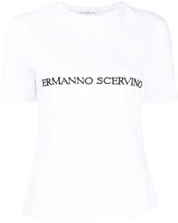 Ermanno Scervino - T-Shirt mit Logo-Print - Lyst