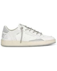 Crime London - Chelsea Laces Leather Sneakers - Lyst