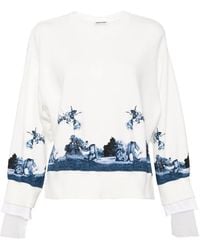 Undercover - Graphic-Print Cotton Sweatshirt - Lyst