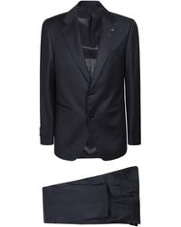 Lardini - Two-button wool suit - Lyst