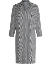 Betty Barclay - Geometric-Print Three-Quarter-Sleeve Mini Dress - Lyst