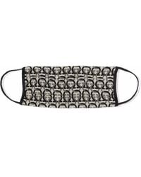 Ferragamo - Gancini-Print Face Mask - Lyst