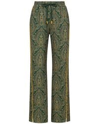 The Upside - Bamba Roma Paisley-Print Trousers - Lyst