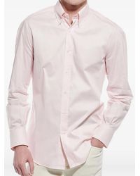Brunello Cucinelli - Button-Down Cotton Shirt - Lyst