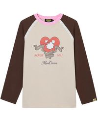 Mini Cream - Long-Sleeve Graphic-Design T-Shirt - Lyst