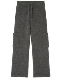 Alanui - Ribbed-Knit Cargo-Pocket Trousers - Lyst