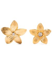 Forte Forte - Flower-Shaped Crystal Earrings - Lyst