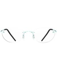 Blackfin - Aero Loop Brille Mit Ovalem Gestell - Lyst