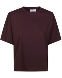 Alpha Studio - Boxy Cotton T-Shirt - Lyst