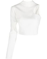 Monot - Top Crop Monospalla - Lyst