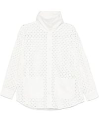 Herno - Camicia Traforata - Lyst
