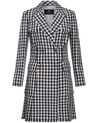 Etro - Jas Met Gingham Ruit - Lyst