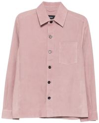 Arma - Dino Suede Chest-Pocket Jacket - Lyst