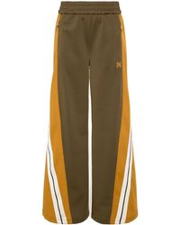 Palm Angels - Logo-Embroidered Colourblock Track Pants - Lyst