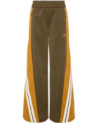 Palm Angels - Logo-Embroidered Colourblock Track Pants - Lyst