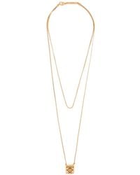 Loewe - Collier Pendentif Anagram Bombé - Lyst