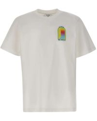 CASABLANCA - L'Arche Screen-Print T-Shirt - Lyst