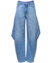 Stella McCartney - Frayed-Edge Layered Jeans - Lyst