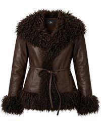OW Collection - Faux Fur-Trimmed Jacket - Lyst