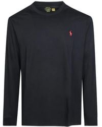 Polo Ralph Lauren - Logo-Embroidered Long-Sleeve T-Shirt - Lyst