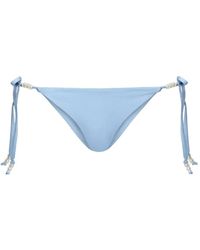 Twinset - Bead-Embellished Tie-Side Bikini Bottom - Lyst