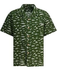 Montbell - Buttoned Patterned Shirt - Lyst