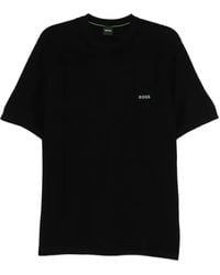 BOSS - T-Shirt Mit Logo-Print - Lyst